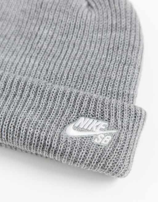 Nike sb fisherman hot sale beanie grey