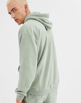 nike sb fleece hoodie with pocket in khaki
