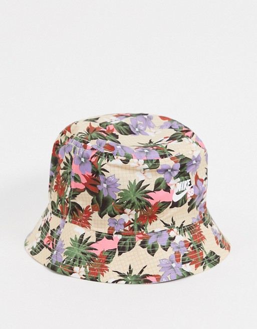 Nike SB floral print bucket hat