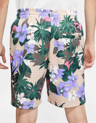 nike shorts floral