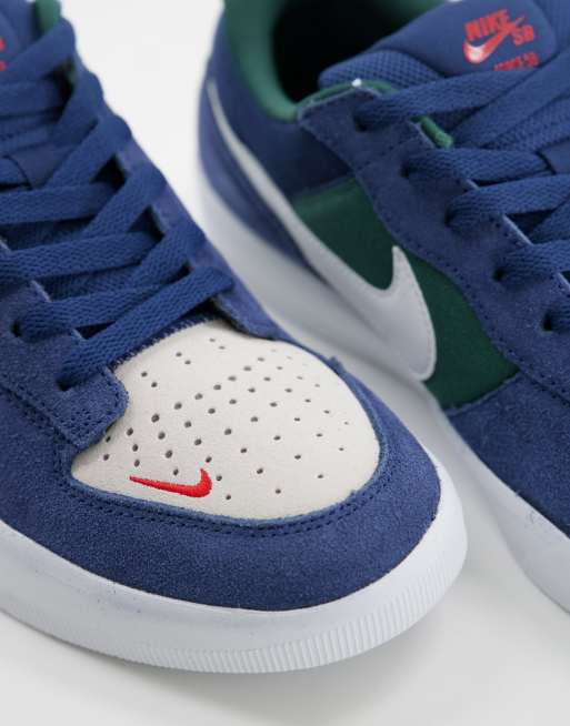 Nike – SB Force 58 – Buty sportowe w kolorze granatowo-zielonym, 4 z 4