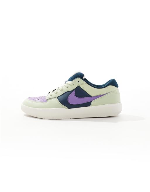 Nike SB – Force 58 – Oliwkowo-fioletowe buty sportowe, 2 z 5