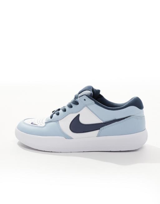 Nike SB Force 58 Sneaker in WeiB Grau und Marineblau ASOS