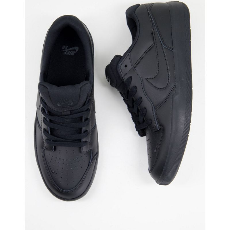 Activewear Uomo Nike SB Force 58 - Sneakers in pelle premium nere