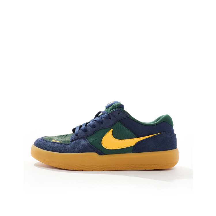 Nike yellow suede shoes clearance