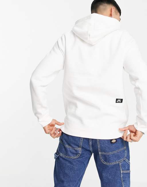 Nike box shop logo hoodie beige