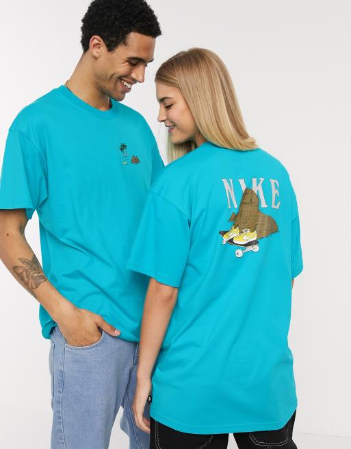 Nike turquoise t outlet shirt