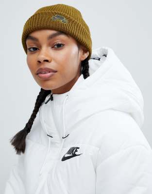 olive green nike beanie