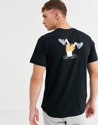Nike SB - Head First - T-shirt met print voor- en achterop in zwart
