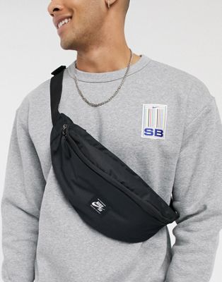 Nike SB Heritage bum bag in black | ASOS