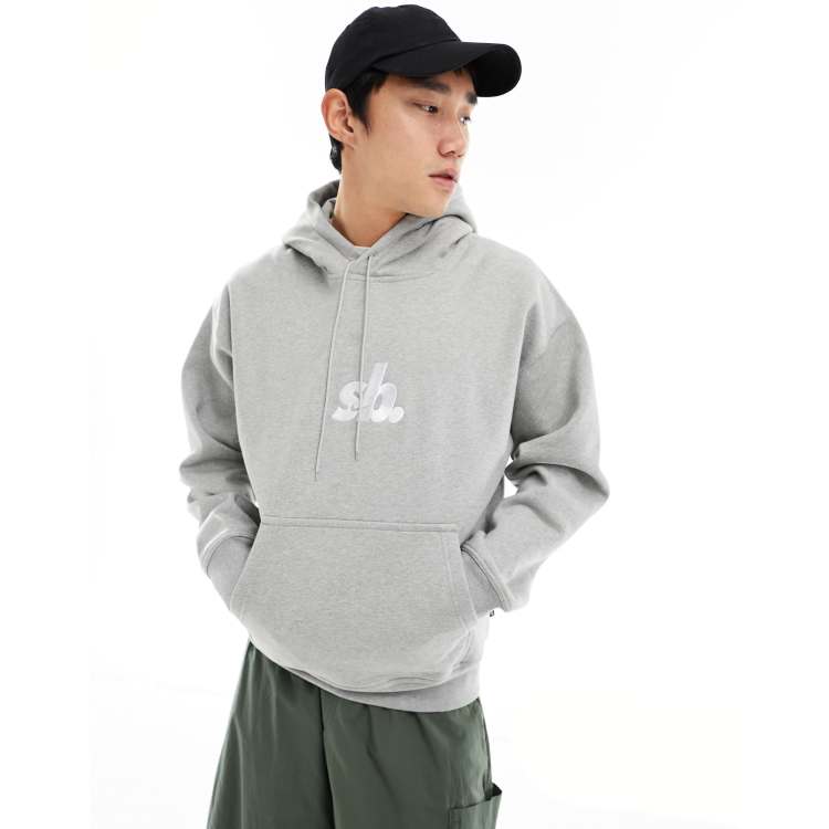 Grey nike sb hoodie hotsell