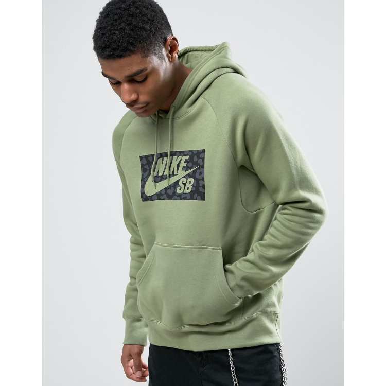 Green nike cheap sb hoodie