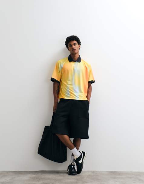 Nike SB jacquard woven replica soccer jersey in orange - view 1
