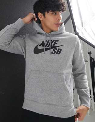 nike sb hoodie grey