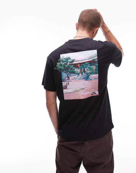 Nike SB logo t-shirt in black - view 1