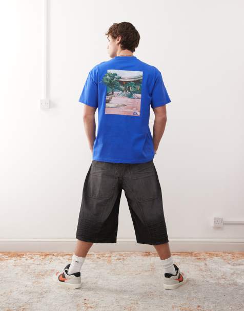 Nike SB logo t-shirt in blue - view 1