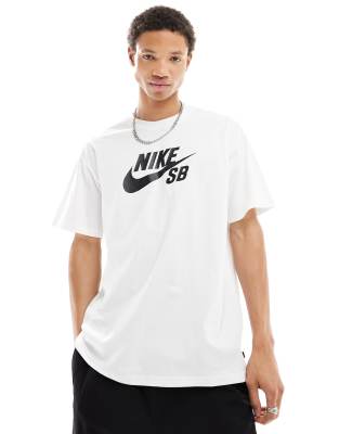 Nike SB logo t-shirt in white