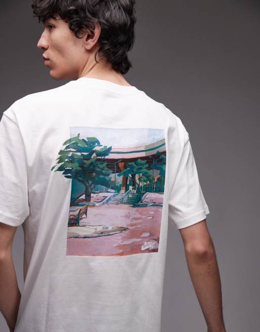 Nike SB logo t-shirt in white 