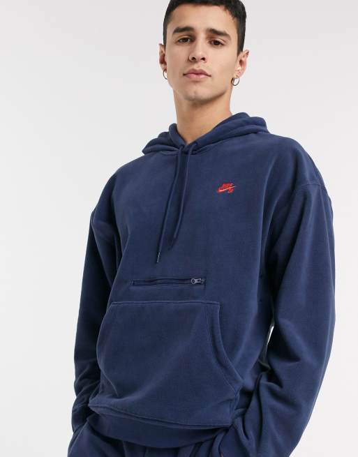 Nike sb hot sale hoodie navy