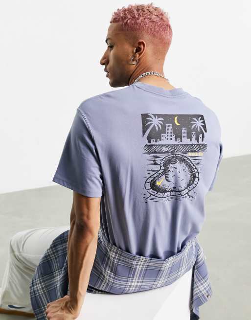 Nike SB Midnight back print t-shirt in light purple | ASOS