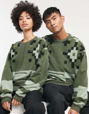 nike luminous green rainbow wheel sweatshirt