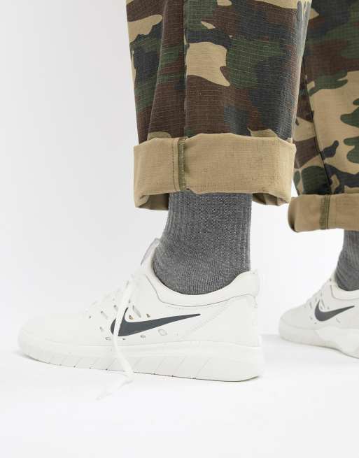 Nike SB – Nyjah Free – Białe buty sportowe, 4 z 4