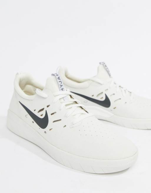 Nyjah hotsell nike white