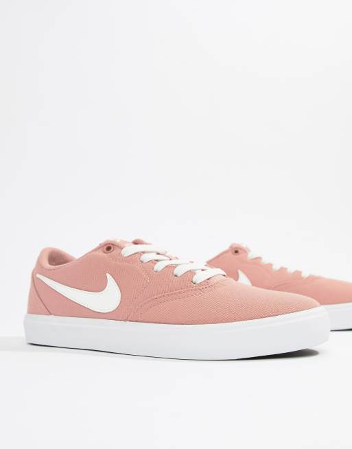 Nike sb check solar cheap canvas pink