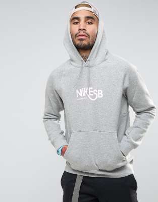 gray nike sb hoodie