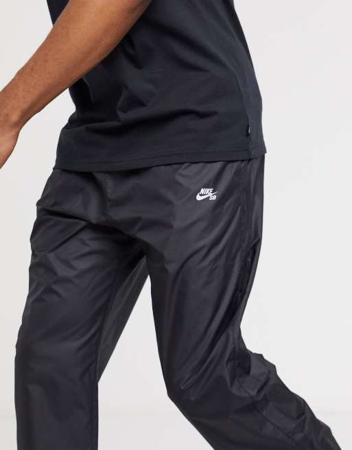 Nike SB polyknit cuffed joggers in black ASOS