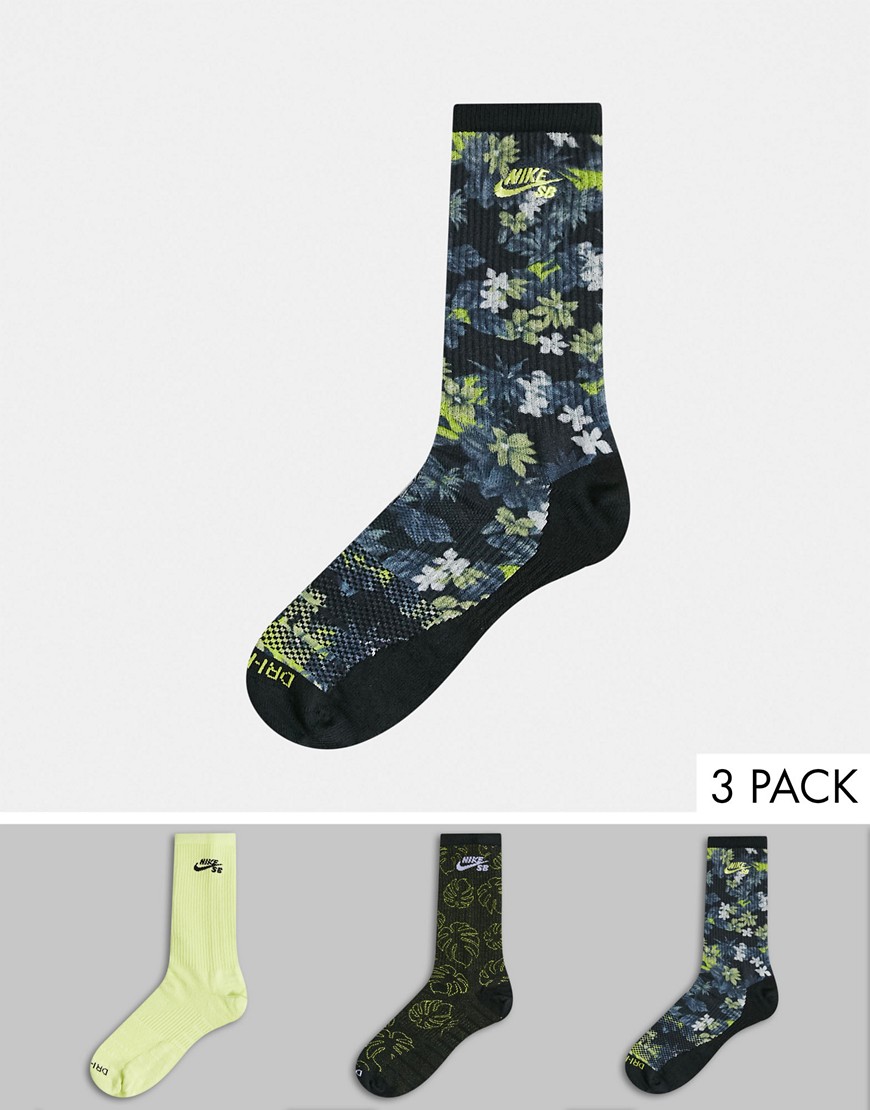Nike SB - Set van 3 sokken-Multi