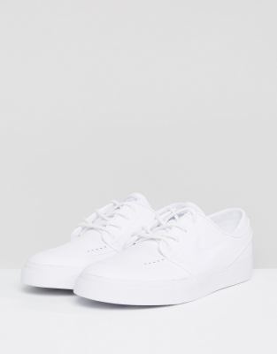 all white leather janoskis