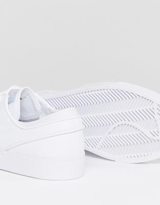 nike janoski cuir blanc