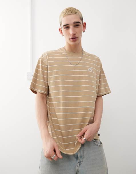 Nike SB stripe t-shirt in beige - view 1