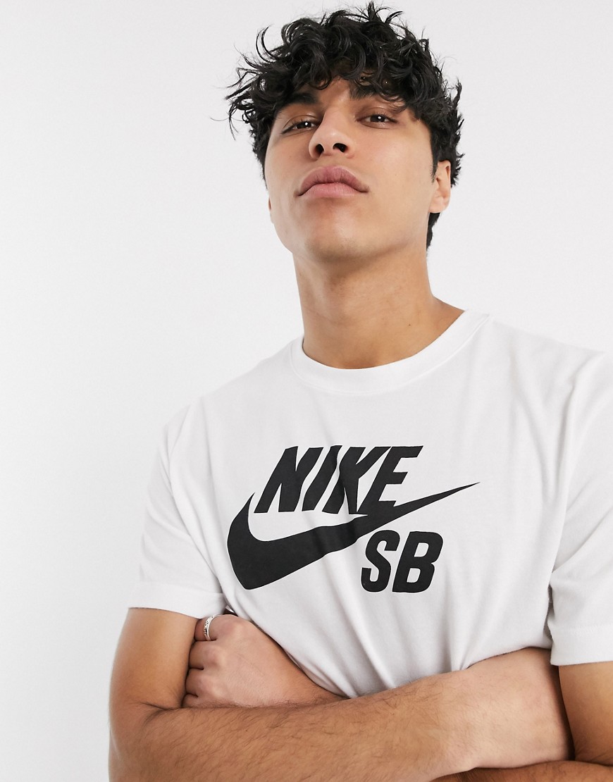 Nike - SB - T-shirt in wit