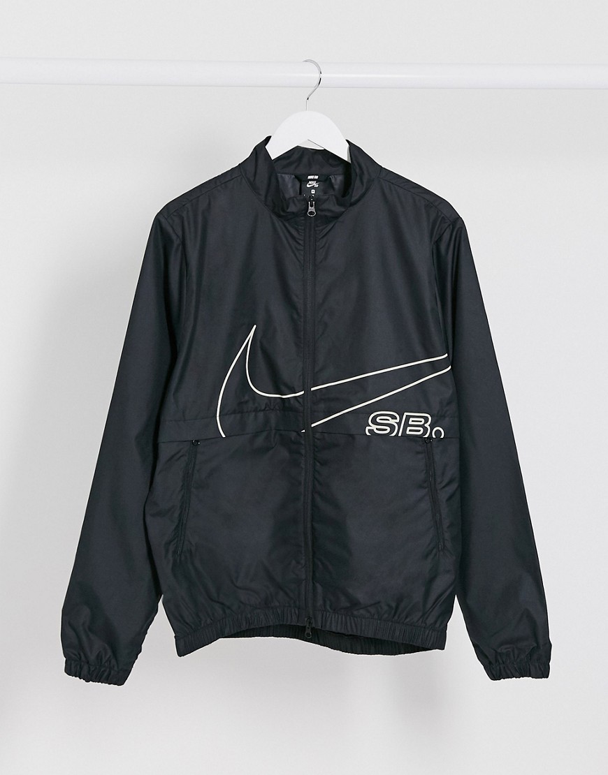 Nike SB - Trainingsjack in zwart