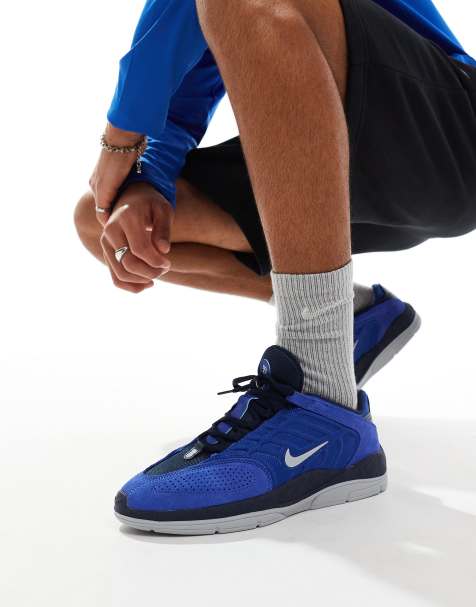 Nike SB Vertebrae trainers in blue - view 1