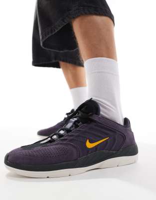 Nike SB Nike SB Vertebrae trainers in dark purple-Black