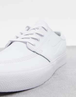 nike janoski cuir blanc