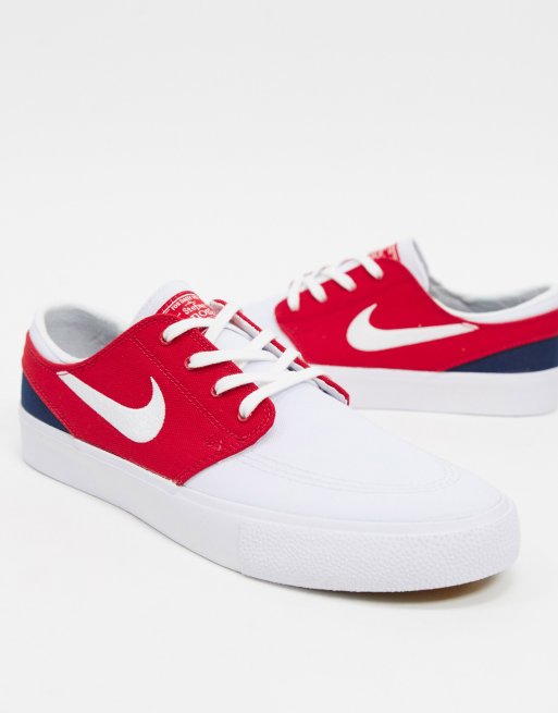 Nike janoski clearance rouge