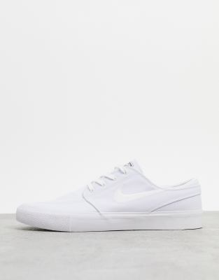 nike sb white zoom janoski trainers