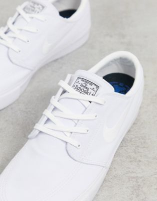 canvas trainers white