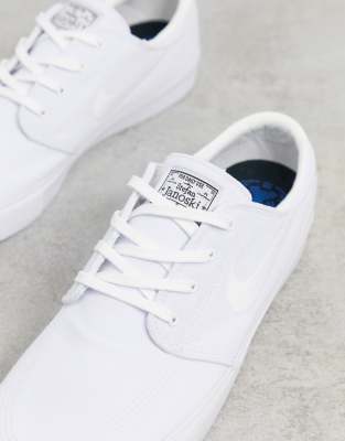 nike sb white zoom janoski trainers