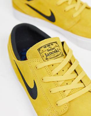 yellow nike janoski