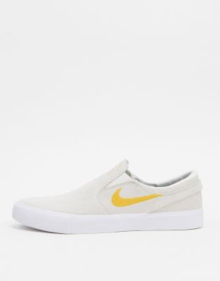 nike sb slip on white