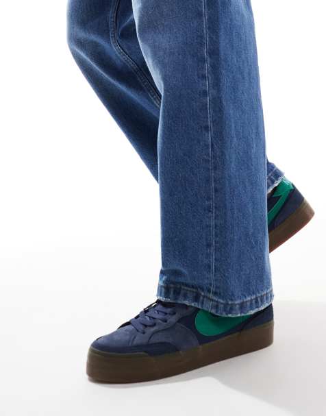 Nike SB - Zoom Pogo Plus - Baskets - Vert/bleu marine - view 1