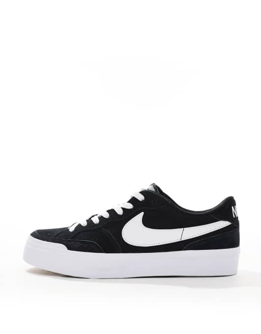 Nike SB Zoom Pogo Plus Sneakers nere e bianche ASOS