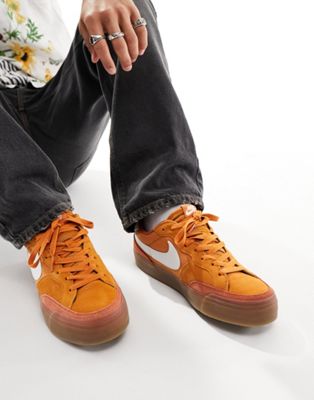 Nike SB Zoom Pogo Plus trainers in orange