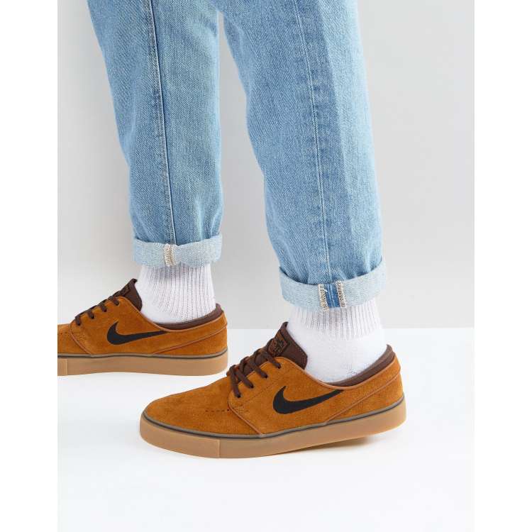 Nike janoski hot sale marron