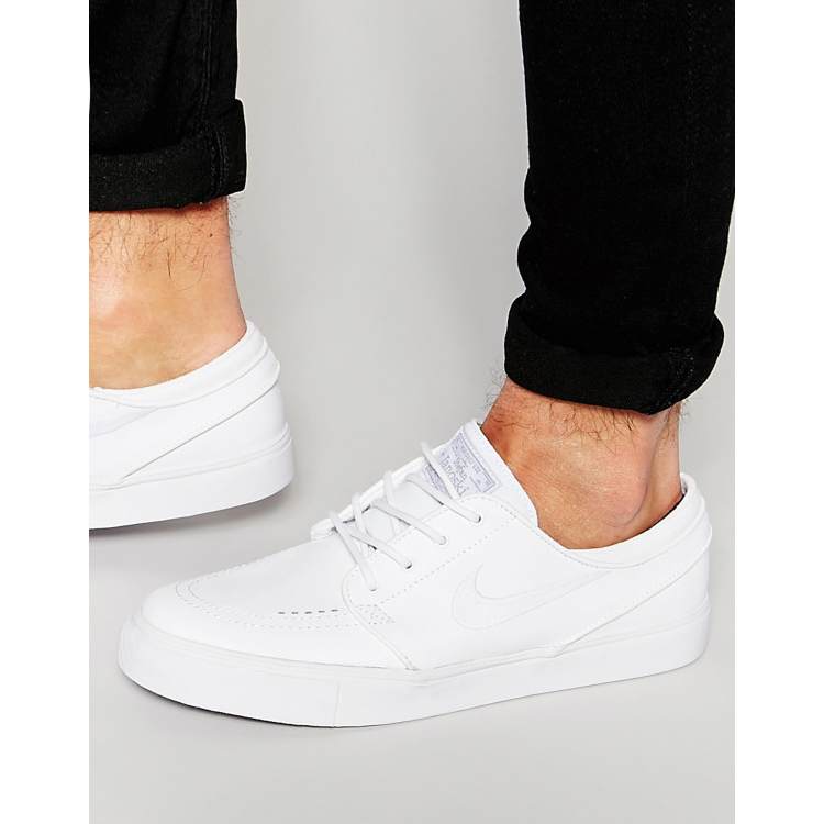 White leather best sale stefan janoski